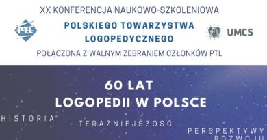 POLECAMY: XX Zjazd Polskiego Towarzystwa Logopedycznego – Lublin, 2-4.06.2023