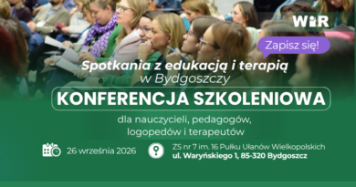 Konferencja szkoleniowa. Spotkania z edukacją i terapią w Bydgoszczy | 26.09.2026