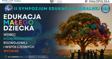 POLECAMY: II Sympozjum Edukacji Globalnej. Edukacja małego dziecka wobec różnorodności rozwojowej i współczesnych wyzwań | Kraków, 20-21.08.2026